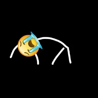 😭 emoji nangis cr: twt @namaplanet Telegram sticker 24 of 37