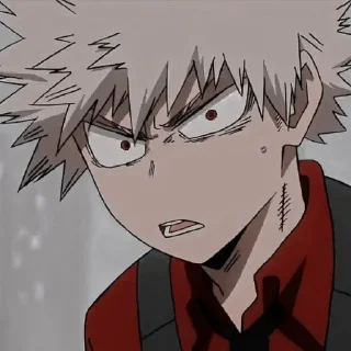 💀 emoji Katsuki Bakugo | @kaptenracing Telegram sticker 17 of 29