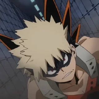 🧨 emoji Katsuki Bakugo | @kaptenracing Telegram sticker 19 of 66