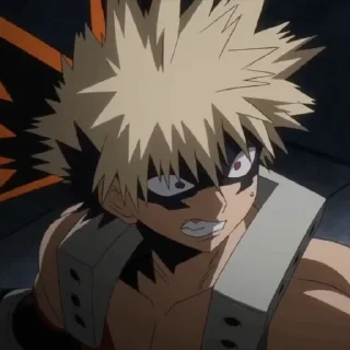 🧨 emoji Katsuki Bakugo | @kaptenracing Telegram sticker 22 of 66