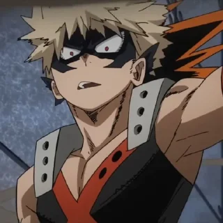 🧨 emoji Katsuki Bakugo | @kaptenracing Telegram sticker 8 of 66