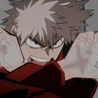 💀 emoji Katsuki Bakugo | @kaptenracing Telegram sticker 21 of 29