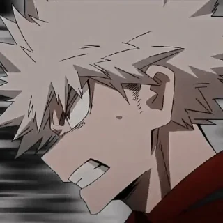 💀 emoji Katsuki Bakugo | @kaptenracing Telegram sticker 11 of 29