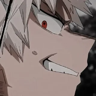 💀 emoji Katsuki Bakugo | @kaptenracing Telegram sticker 22 of 29