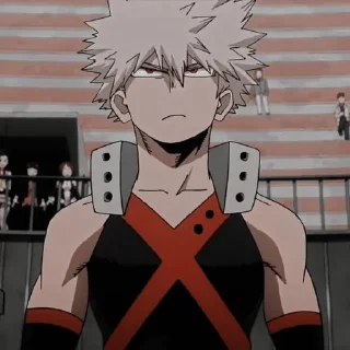 💀 emoji Katsuki Bakugo | @kaptenracing Telegram sticker 2 of 29