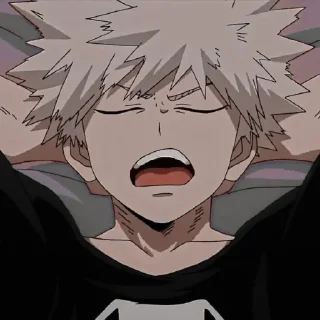 💀 emoji Katsuki Bakugo | @kaptenracing Telegram sticker 5 of 29