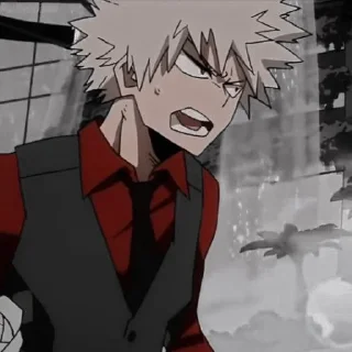 💀 emoji Katsuki Bakugo | @kaptenracing Telegram sticker 19 of 29