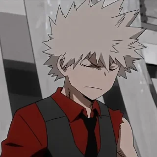 💀 emoji Katsuki Bakugo | @kaptenracing Telegram sticker 24 of 29