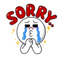 🙏 emoji Line Characters Cute Telegram sticker 9 of 24