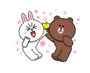 👏 emoji Line Characters Cute Telegram sticker 3 of 24