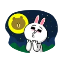 ❤ emoji LINE Characters in Love! Telegram sticker 13 of 40