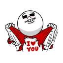 Sticker from LINE Characters in Love!