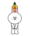 🐰 emoji Line Characters Cute Telegram sticker 19 of 24