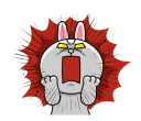 😱 emoji Line Characters Cute Telegram sticker 7 of 24