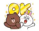👌 emoji Line Characters Cute Telegram sticker 8 of 24