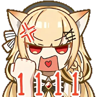 1️⃣ emoji mayumi Telegram sticker 5 of 35