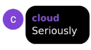 😒 emoji Cloud 2 Telegram sticker 7 of 112