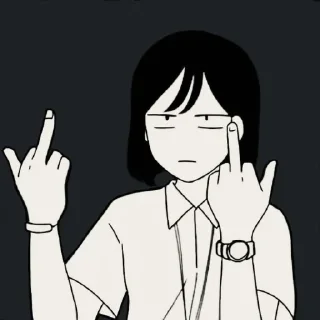 🖕 emoji kecap manis Telegram sticker 14 of 60