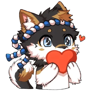 ❤️ emoji 弥卡MIKA Telegram sticker 3 of 32
