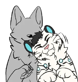 🥰 emoji 白虎 WhiteTiger Telegram sticker 6 of 120