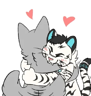 🥰 emoji 白虎 WhiteTiger Telegram sticker 7 of 120