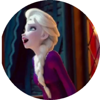 😃 emoji Elsa Frozen Telegram sticker 7 of 24