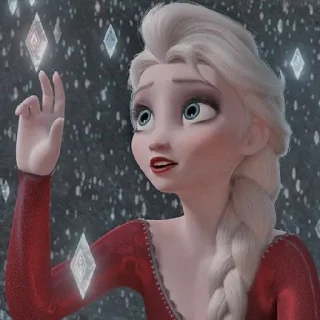 ❄️ emoji Elsa Telegram sticker 10 of 51
