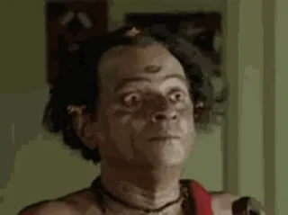 👻 emoji ⚡Manichitrathazhu ⚡ |MONISH⚡| Telegram sticker 11 of 34