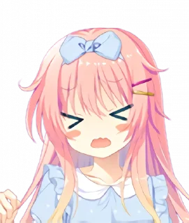 😆 emoji 朝にゃあ Telegram sticker 15 of 16