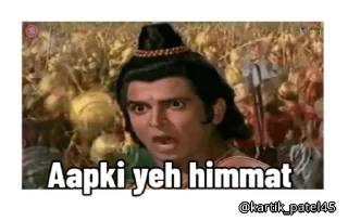 😡 emoji रामायण by @RohitSharma ❤️. Telegram sticker 16 of 45