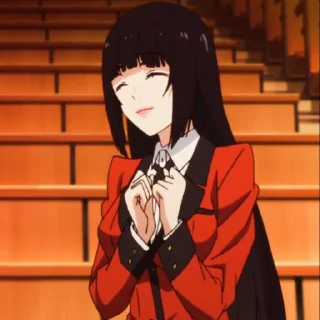 🖤 emoji Yumeko Jabami @AnimStick Telegram sticker 23 of 45