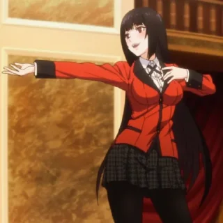🖤 emoji Yumeko Jabami @AnimStick Telegram sticker 24 of 45