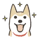 Sticker from Shiba Inu