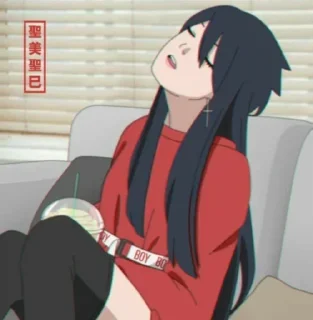 Sticker from Kiyomi uchiha ┈➤ @anime_stickerspack