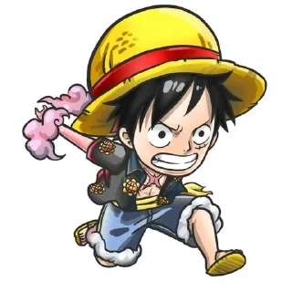 🏃‍♀ emoji One Piece Chibi // @Kakarottow Telegram sticker 7 of 26
