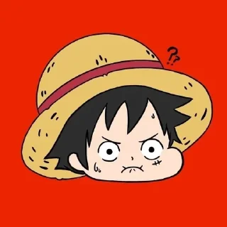 😠 emoji One Piece Chibi // @Kakarottow Telegram sticker 24 of 26