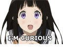 ❓ emoji Another anime pack Telegram sticker 17 of 66