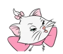 😝 emoji Disney Marie @stickerscar Telegram sticker 23 of 24