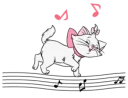 🎶 emoji Disney Marie @stickerscar Telegram sticker 10 of 24