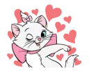 💞 emoji Disney Marie @stickerscar Telegram sticker 7 of 24