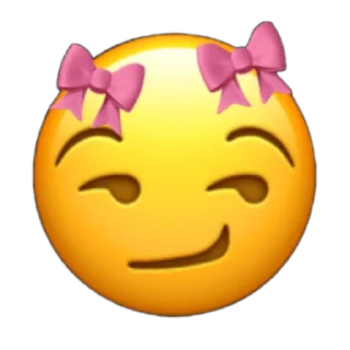 🙂 emoji Shiro imut Telegram sticker 23 of 24