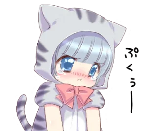 🐱 emoji Preety cat ear boy — @slyhterin Telegram sticker 17 of 41