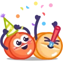 🥳 emoji Party @PunjabiSticker Telegram sticker 8 of 50