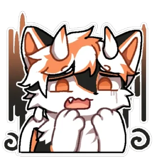 😱 emoji TR小狼龙 Telegram sticker 18 of 73