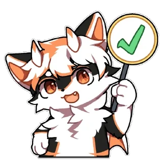 ✅ emoji TR小狼龙 Telegram sticker 9 of 73