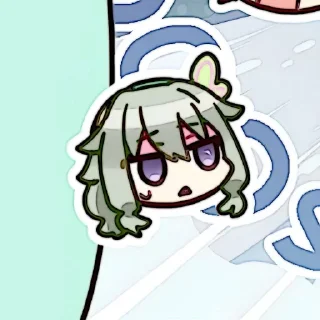 🍈 emoji ഒ ּ ׅ @stickeranimepack ʚ @cabelllo Telegram sticker 10 of 65
