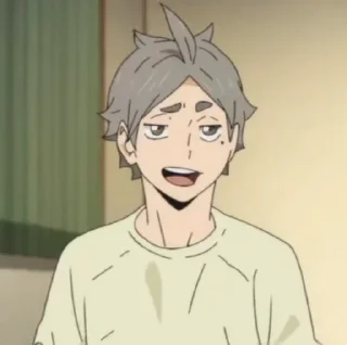 Sticker from Sugawara Koushi @anime_stickersidn