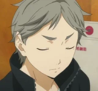 🖱 emoji ✎sugawara koushi - @noyamoods Telegram sticker 16 of 74
