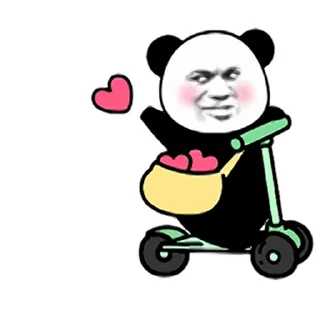 🐼 emoji 耳朵 24h代开会员 @erduo Telegram sticker 13 of 50