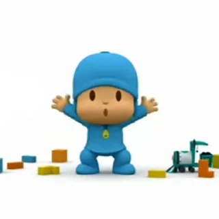 Sticker from pocoyo